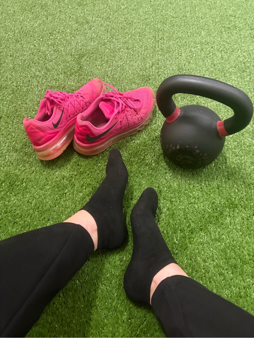 Used Women’s Black Gym Athletic Socks 🧦